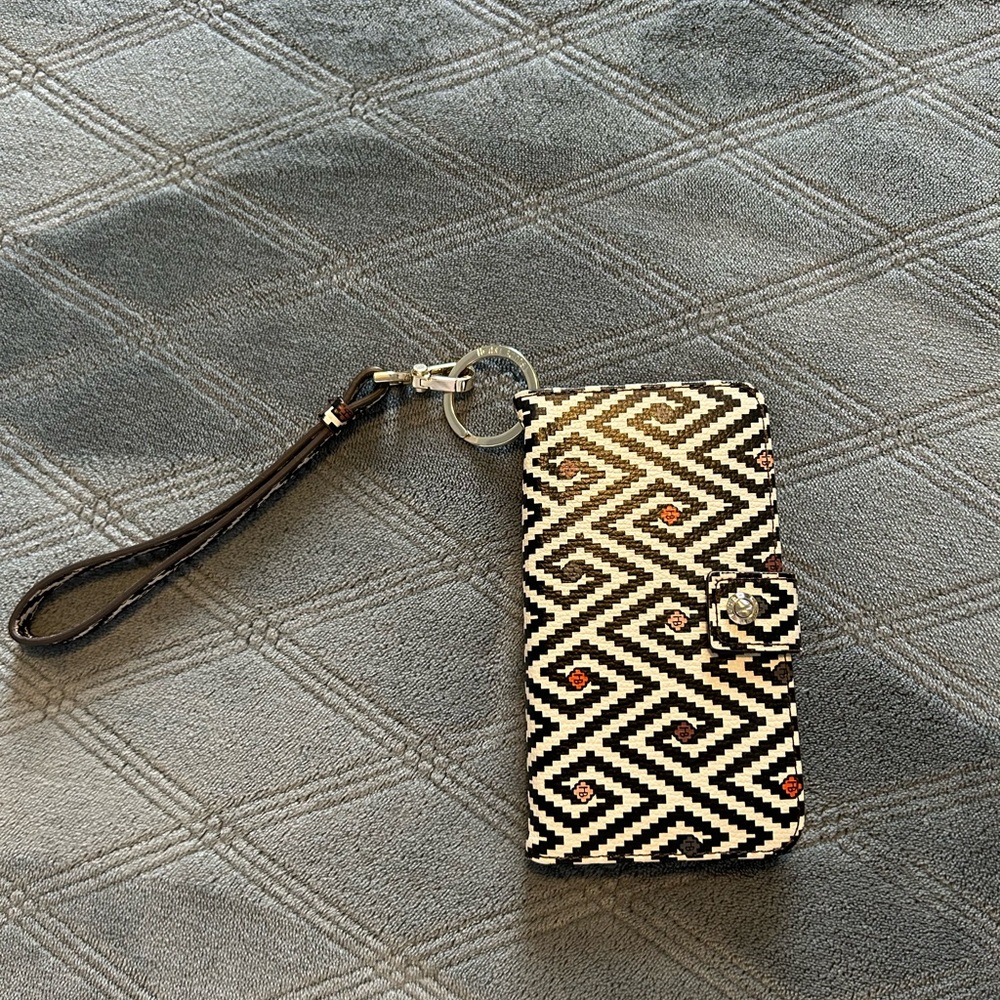 Henri Bendel Black and White Geometric Phone Case